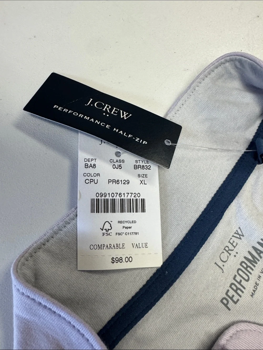 J. Crew light lavender